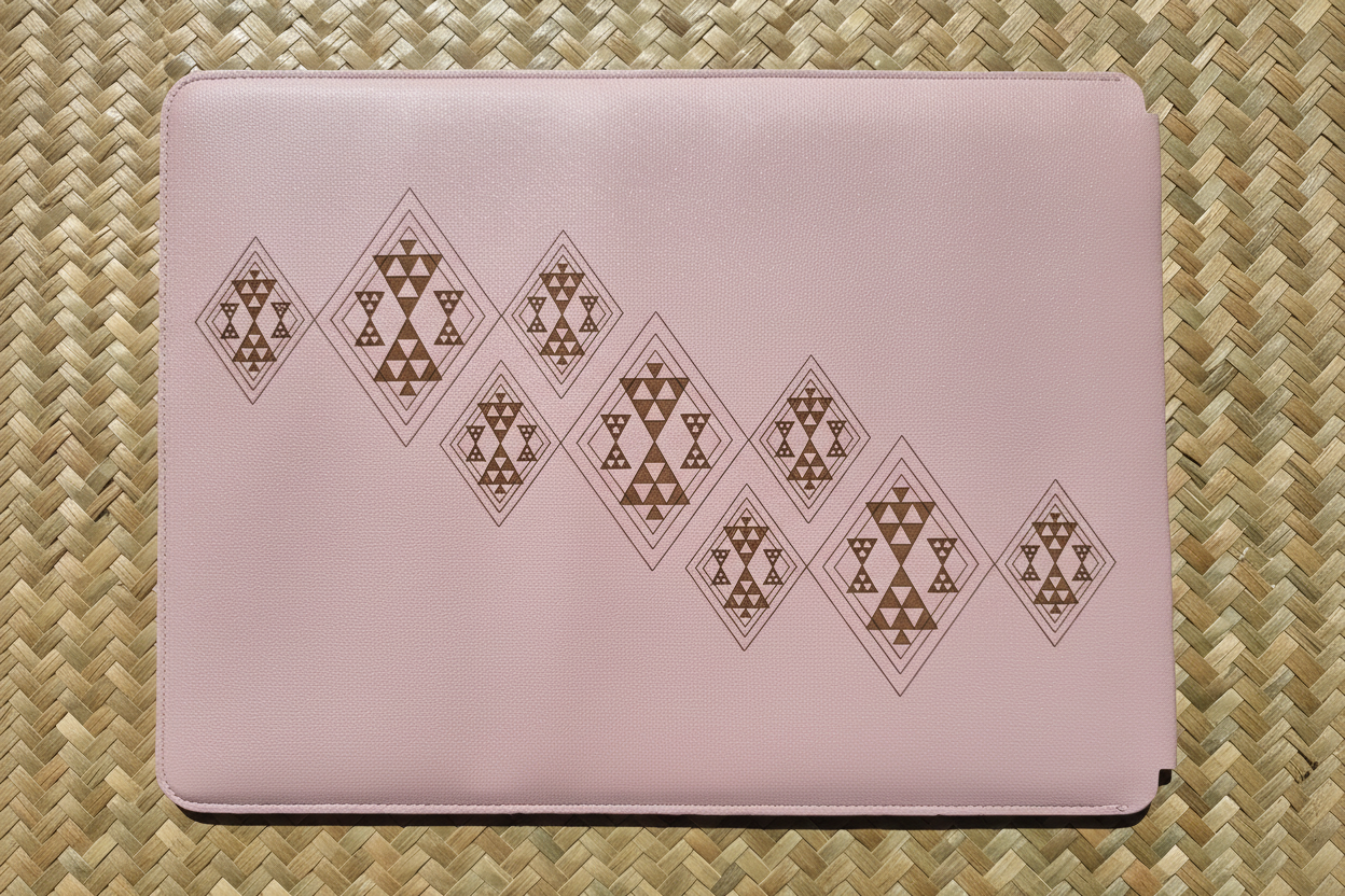 Blush pink laptop case